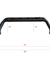 Armordillo USA Matte Black CR1 Chase Rack For Full Size Trucks Excl. Dodge Ram                                     - 7180338 - Image 2