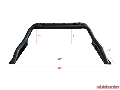Armordillo USA Matte Black CR1 Chase Rack For Full Size Trucks Excl. Dodge Ram - 7180338