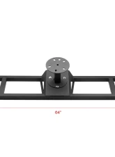 Armordillo USA Matte Black CR1 Tire Carrier For CR1 Chase Rack Full Size Trucks                                     - 7180352 - Image 2