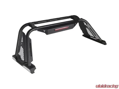 Armordillo USA Matte Black CR-M Chase Rack with 3rd Brake Light for Mid Size Trucks - 7162457
