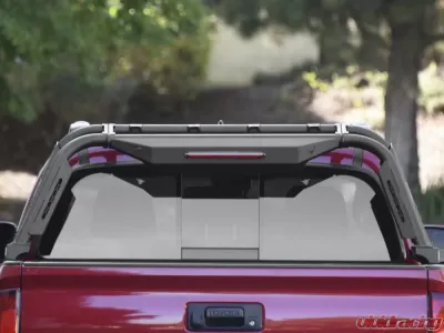 Armordillo USA Matte Black CR-M Chase Rack with 3rd Brake Light for Mid Size Trucks - 7162457