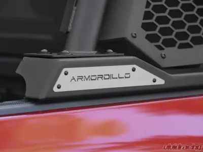 Armordillo USA Matte Black CR-M Chase Rack with 3rd Brake Light for Mid Size Trucks - 7162457