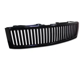 Armordillo USA Gloss Black Vertical Style Grill Chevrolet Silverado 1500 2007-2013
