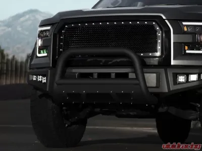 Armordillo USA Matte Black MS Series Bull Bar with Skid Plate for Ford F-250/F-350/F-450/F-550 2005-2007 - 7168794