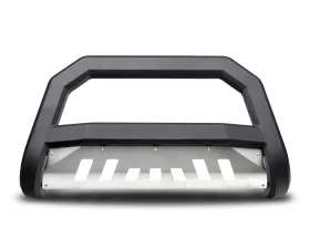 Armordillo USA Matte Black AR Series Bull Bar with Aluminum Skid Plate Nissan Frontier 2005-2023