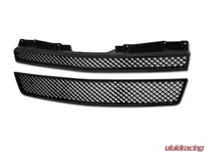 Armordillo USA 2 Pieces Gloss Black Mesh Style Grill Chevrolet Tahoe 2007-2014 - 7147423