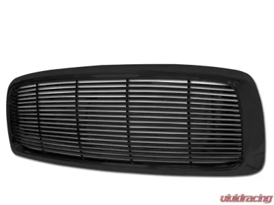 Armordillo USA Gloss Black Horizontal Style Grill Dodge Ram 1500 2002-2005 - 7147812