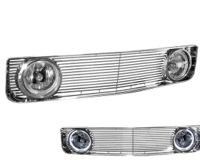 Armordillo USA Chrome OE - GT Style Grill with Fog Light Ford Mustang Base Excl. GT 2005-2009