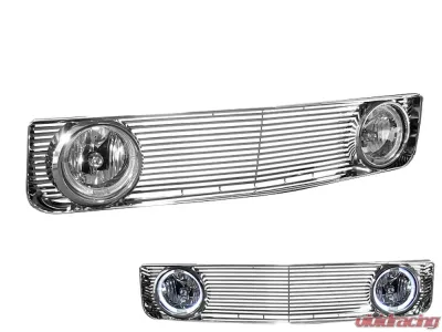 Armordillo USA Chrome OE - GT Style Grill with Fog Light Ford Mustang Base Excl. GT 2005-2009 - 7148390