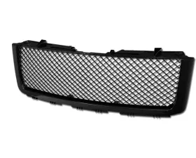 Armordillo USA Gloss Black Mesh Style Grill GMC Sierra 1500 2007-2013