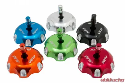 Alba Racing RZR Turbo Billet Gas Cap Silver - 500-t7-s