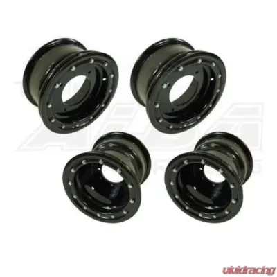 Alba Racing ATV Beadlock Wheel 4x115 5+3 Black - 602-115-8-3+5-b