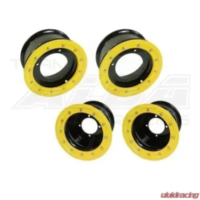 Alba Racing 8" Yellow Beadlock Ring - 602-r-8-y