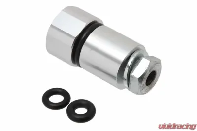 Alba Racing ATV/UTV Billet Whip Flag Holder Silver (FITS 1/4" AND 5/16" DIAMETER) - AFM-T1-S