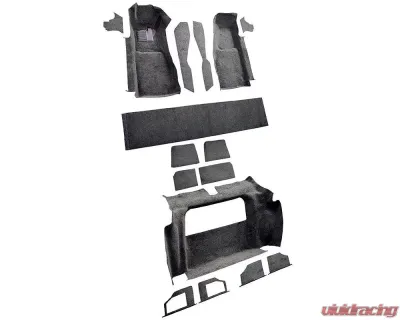 Custom Floor Carpet Chevrolet Corvette 1981-1982 Complete Set Auto Custom Carpets - 3754-160-1069000000