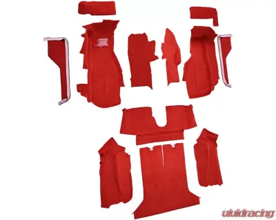 Custom Floor Carpet Chevrolet Corvette 1984-1987 Complete Set Auto Custom Carpets - 1608-160-1079000000