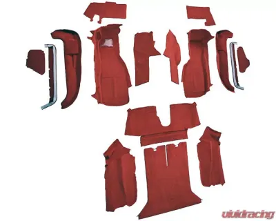 Custom Floor Carpet Chevrolet Corvette 1990-1993 Complete Set Auto Custom Carpets - 1632-160-1147000000