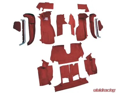 Custom Floor Carpet Chevrolet Corvette 1992-1993 Complete Set Auto Custom Carpets - 15165-160-1155000000