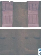 Custom Floor Carpet Ford Mustang 1971-1973 Complete Set Auto Custom Carpets                                     - 14820-262-1287000000 - Image 4