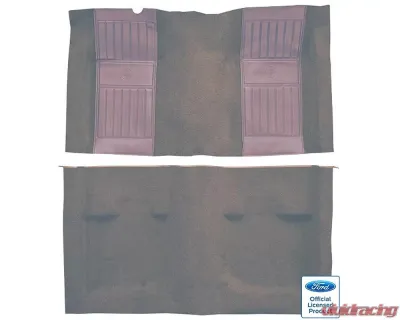 Custom Floor Carpet Ford Mustang 1971-1973 Complete Set Auto Custom Carpets - 14820-262-1287000000
