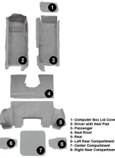 Custom Floor Carpet Chevrolet Complete Set Auto Custom Carpets                                     - 17424-161-1063000000 - Image 5