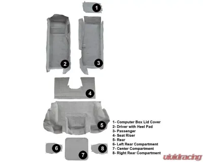 Custom Floor Carpet Chevrolet Complete Set Auto Custom Carpets - 17439-160-1065000000