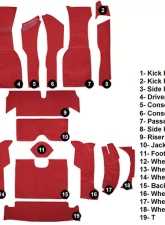 Custom Floor Carpet Chevrolet Corvette 1963 Complete Set Auto Custom Carpets                                     - 4026-230-1245000000 - Image 5