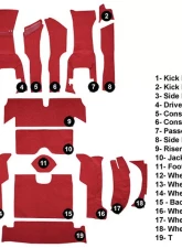 Custom Floor Carpet Chevrolet Corvette 1963 Complete Set Auto Custom Carpets                                     - 16393-230-1245000000 - Image 5