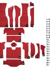 Custom Floor Carpet Chevrolet Corvette 1963 Complete Set Auto Custom Carpets                                     - 16397-230-1219000000 - Image 5