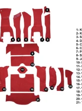 Custom Floor Carpet Chevrolet Corvette 1963 Complete Set Auto Custom Carpets                                     - 16400-230-1225000000 - Image 5