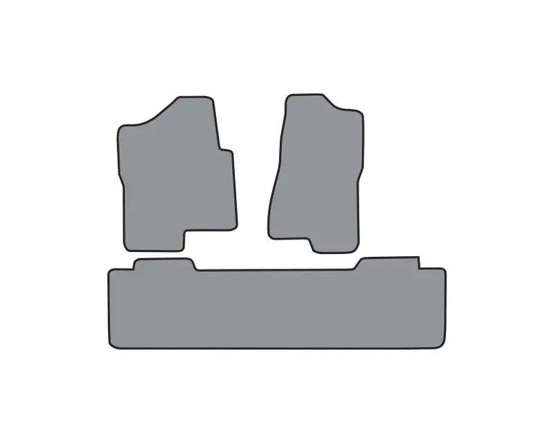 Custom Floor Mat Chevrolet Silverado 1500 2001-2003 Complete Set Auto Custom Carpets - 20097-160-1065000000