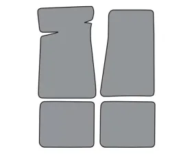 Custom Floor Mat Chevrolet Monte Carlo 1982-1988 Complete Set Auto Custom Carpets