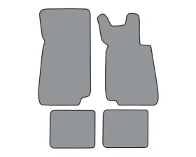 Custom Floor Mat BMW 320i 1982-1983 Complete Set Auto Custom Carpets