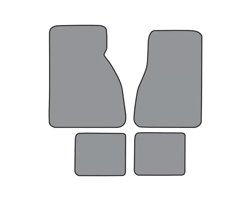 Custom Floor Mat Dodge Mirada 1980-1983 Complete Set Auto Custom Carpets - 8647-180-1172000000