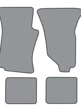 Custom Floor Mat Lincoln Continental 1988-1989 Complete Set Auto Custom Carpets                                     - 8929-180-1174000000 - Image 2