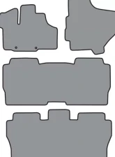 Custom Floor Mat Nissan Quest 2004-2007 Complete Set Auto Custom Carpets                                     - 17272-160-1085000000 - Image 2