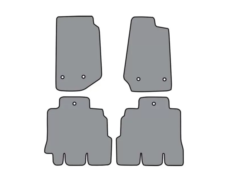 Custom Floor Mat Jeep Wrangler 2011-2013 Complete Set Auto Custom Carpets - 24236-160-1085000000