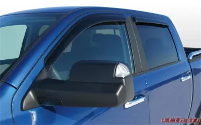 Stampede Smoke Tape-Onz Sidewind Deflector Dodge Ram 1500 Crew Cab Pickup 2009-2018 - 6253-2