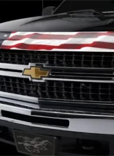Stampede American Flag Vigilante Premium Hood Protector Chevy Silverado 2500 HD 2007-2010                                     - 2044-41 - Image 3