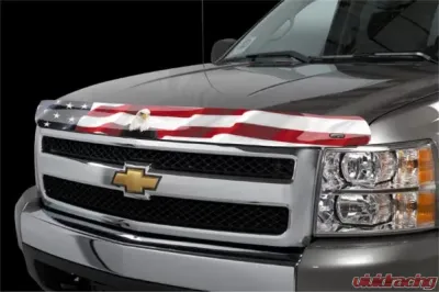 Stampede American Flag w/ Eagle Vigilante Premium Hood Protector Chevy Silverado 1500 2016-2018 - 2158-30