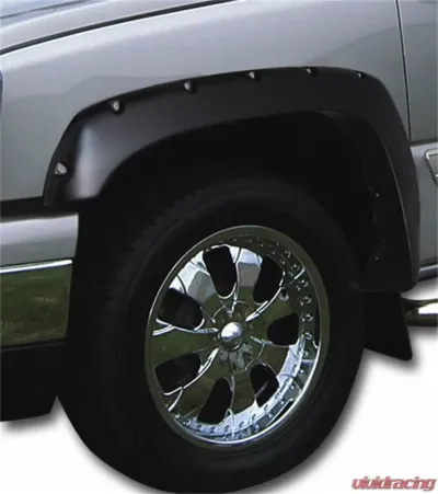 Stampede 75.9/76.3/78.0in Bed Black Ruff Riderz Smooth Finish Fender Flare Dodge Ram 1500 2002-2008 - 8406-2