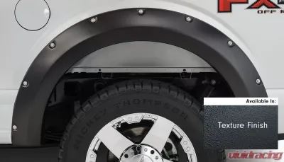 Stampede 67.1/78.9/97.6in Bed Black Ruff Riderz Textured Finish Fender Flare Ford F-150 2015-2017 - 8432-5