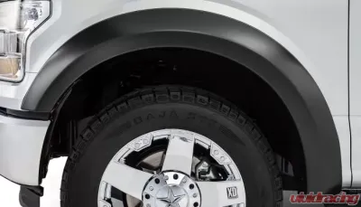 Stampede Black Trail Riderz Smooth Finish Fender Flare Ford F-150 2015-2017 - 8532-2
