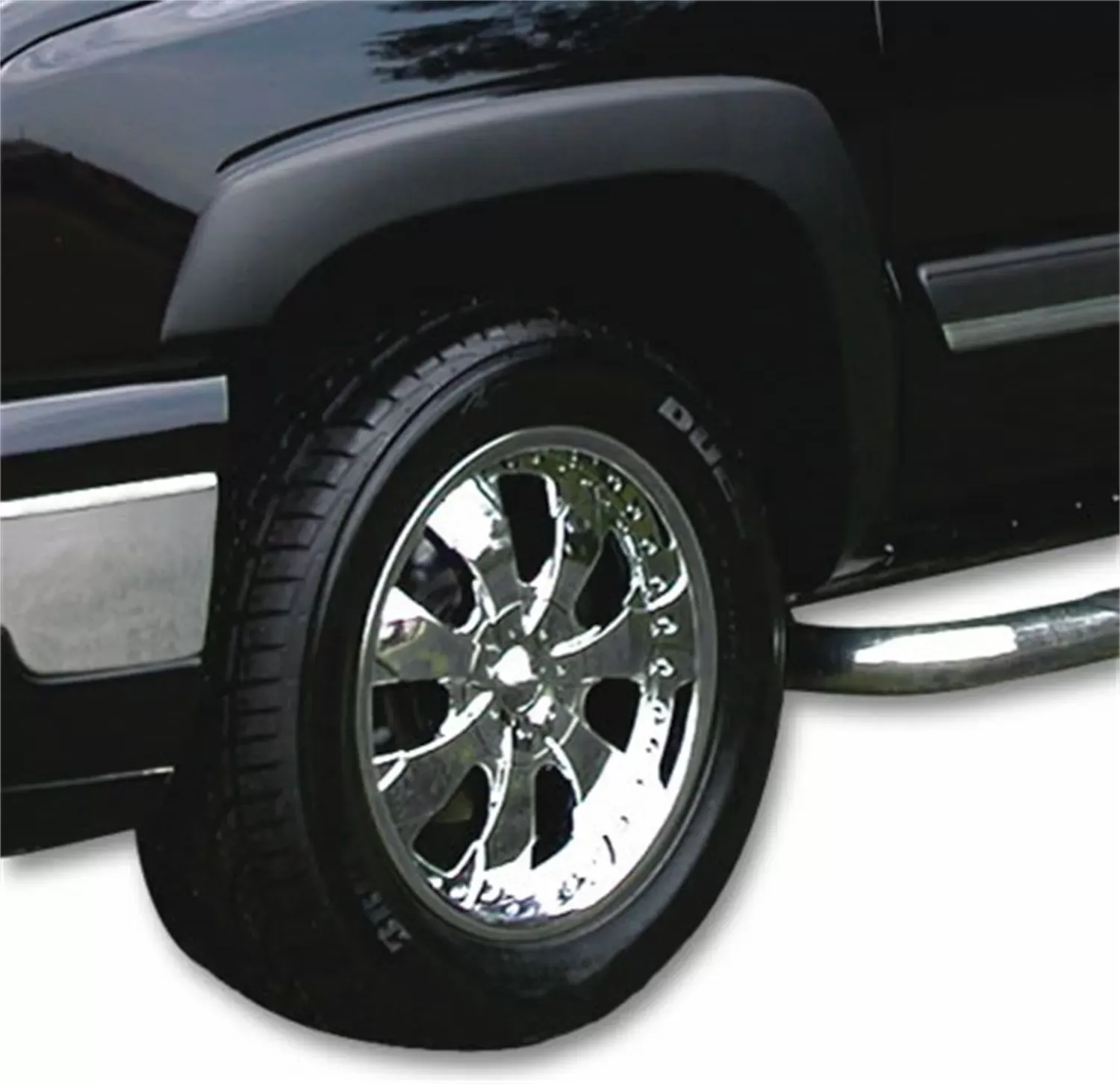 Stampede 67.4/76.3/96.3in Bed Black Original Riderz Smooth Finish Fender Flare Dodge Ram 1500 2009-2010 - 8621-2