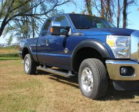 Stampede Black Original Riderz Smooth Finish Fender Flare Ford F-250 2011-2016