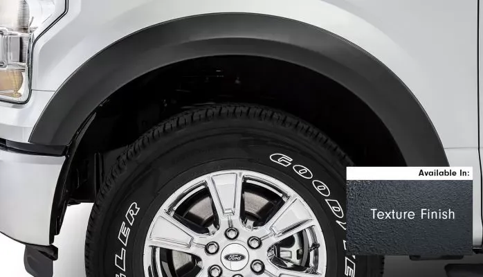 Stampede Black Original Riderz Textured Finish Fender Flare Ford F-150 2015-2017 - 8632-5