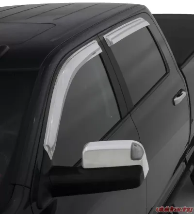 Stampede Chrome Tape-Onz Sidewind Deflector Dodge Ram 1500 2009-2018 - 6253-8