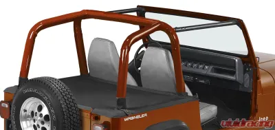 Pavement Ends By Bestop Black Denim Cargo Cover Jeep Wrangler 1992-1995 - 41815-15