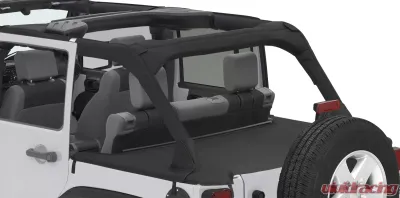 Pavement Ends By Bestop Black Diamond Cargo Cover Jeep Wrangler 4-Door 2007-2018 - 41829-35