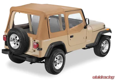 Pavement Ends By Bestop Spice Replay OEM Replacement Soft Top Clear Windows Jeep Wrangler 1988-1995 - 51130-37